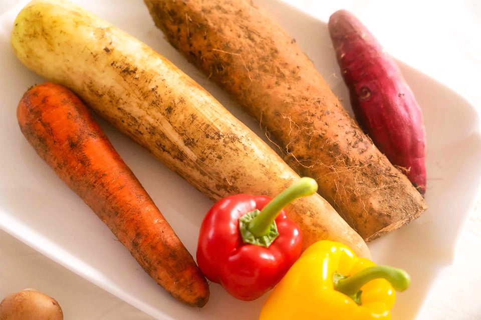 国産オーガニック野菜と玄米