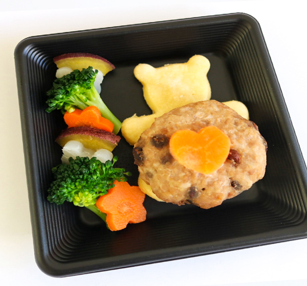 納豆ポークハンバーグ